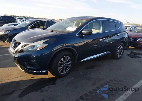 2016 Nissan Murano S from USA, damaged, VIN 5N1AZ2MH5GN102800
